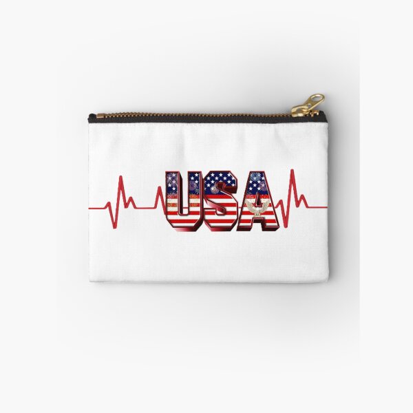 Item preview, USA Heartbeat designed and sold by InkShiftLabs.