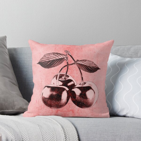 Item preview, Dark Red Cherries Three Fruit Stem Leaves Botanical Still Life designed and sold by Ghoul Enterprises.
