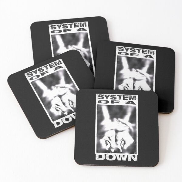 Item preview, System Of A Down White Frame Poster designed and sold by PanchoVillalon.