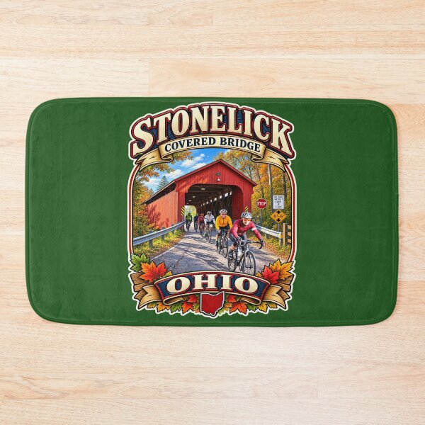 Item preview, Stonelick Covered Bridge sticker designed and sold by gotucoveredart.