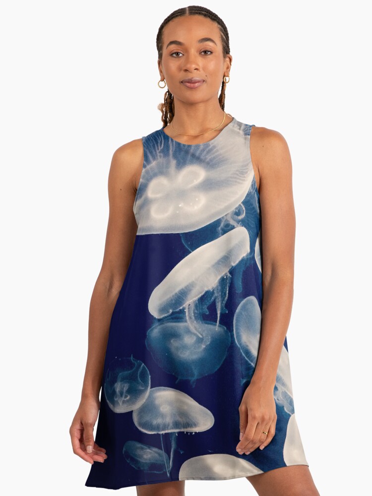 Ethereal Jellyfish - Aquatic Beauty" A-Line Dress for Sale by JeanAlvarez |  Redbubble