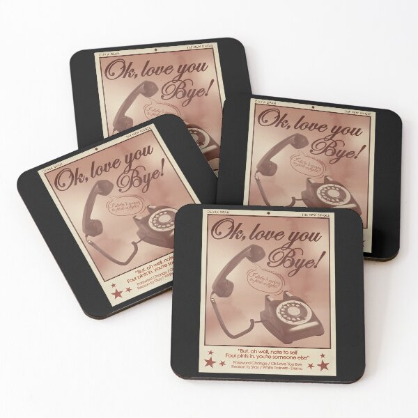 Item preview, Love You Bye Rotary Phone Sepia designed and sold by hoangtrang5906w.