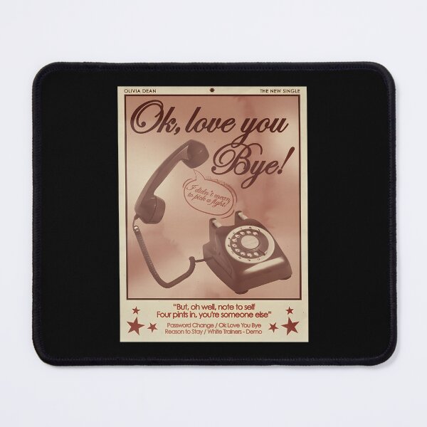 Item preview, Love You Bye Rotary Phone Sepia designed and sold by hoangtrang5906w.