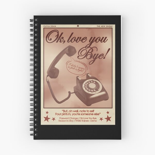 Item preview, Love You Bye Rotary Phone Sepia designed and sold by hoangtrang5906w.
