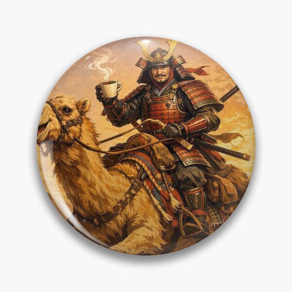 Item preview, Samurai riding camel in the desert designed and sold by Mahmoud  Hussein.