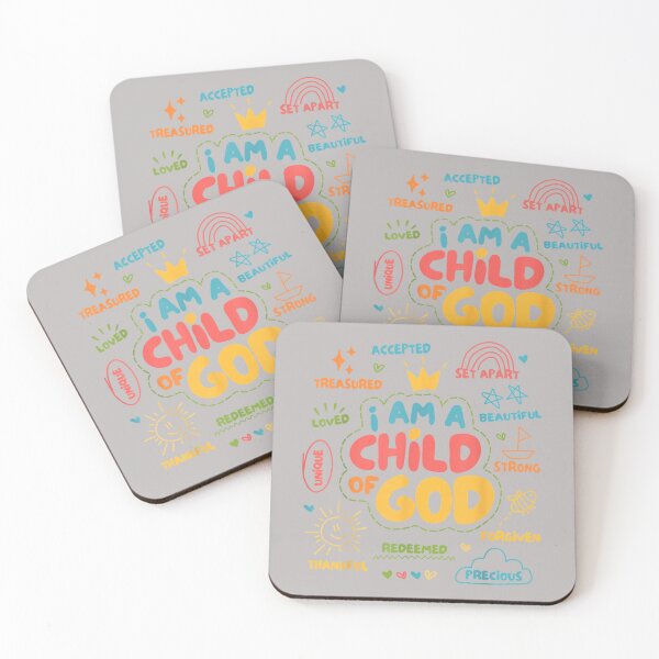 Item preview, I am a Child of God Christian Retro Jesus Faith Design Gifts designed and sold by mjohnson9.