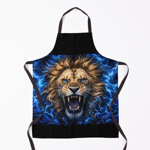Item preview, Roaring Blue Lion Electric Storm Dark Roses Bold Energy Car Sunshade designed and sold by defvulan.