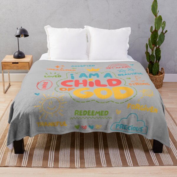 Item preview, I am a Child of God Christian Retro Jesus Faith Design Gifts designed and sold by mjohnson9.