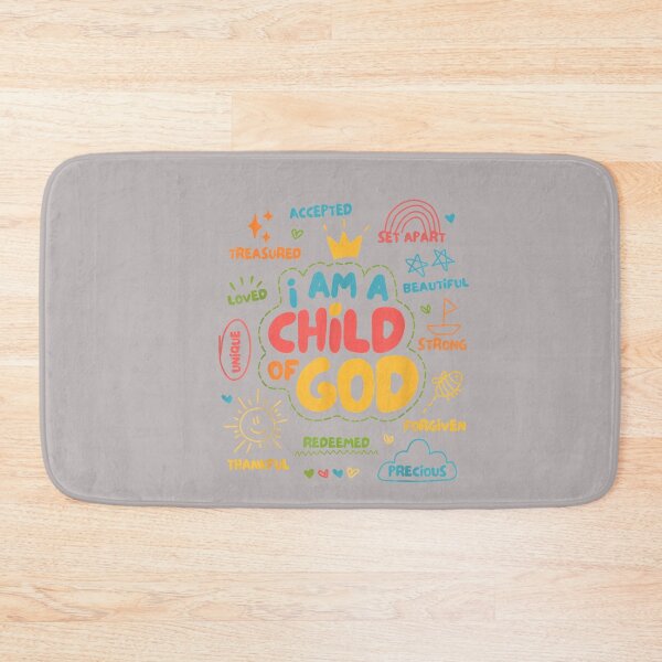 Item preview, I am a Child of God Christian Retro Jesus Faith Design Gifts designed and sold by mjohnson9.