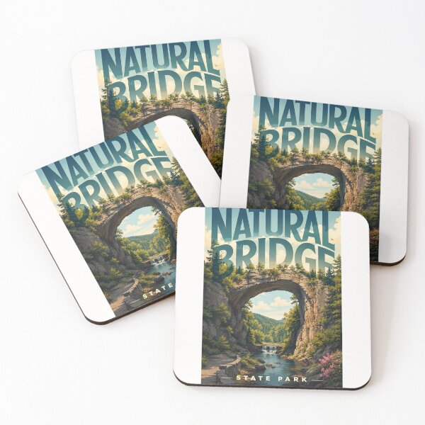 Item preview, Natural Bridge State Park Virginia Rock Arch and Cedar Creek designed and sold by Places On Earth.