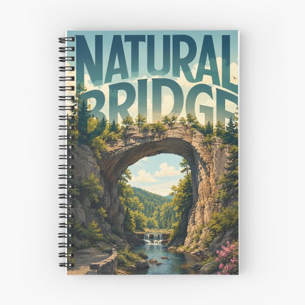 Item preview, Natural Bridge State Park Virginia Rock Arch and Cedar Creek designed and sold by Places On Earth.