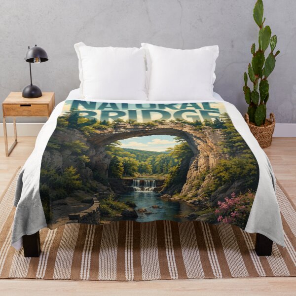 Item preview, Natural Bridge State Park Virginia Rock Arch and Cedar Creek designed and sold by Places On Earth.