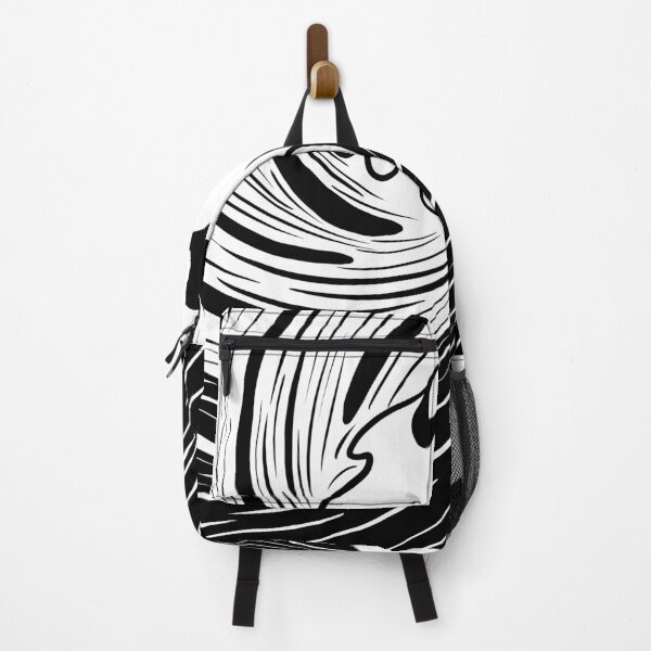 Item preview, Black and white ocean waves abstract line art designed and sold by Blooom313.
