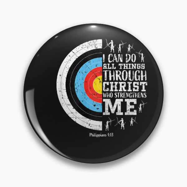Item preview, Archery Philippians 4 13 Christian Bible Verse Faith Graphic designed and sold by FrankIsabel.
