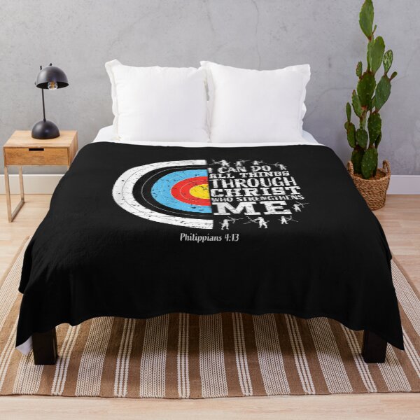 Item preview, Archery Philippians 4 13 Christian Bible Verse Faith Graphic designed and sold by FrankIsabel.