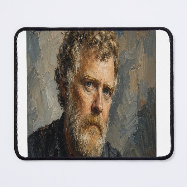Item preview, Glen Hansard Oil Painting designed and sold by oganespegenh.