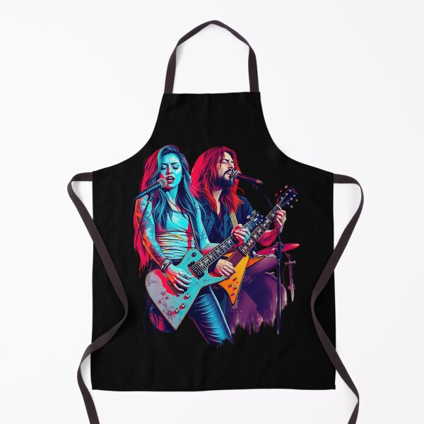 Item preview, Vibrant Neon Rock Duo Guitarists designed and sold by UrbanPrts.