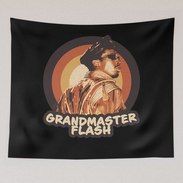 Item preview, Grandmaster Flash 80S Old School Hip Hop Icon designed and sold by ZackeryFrami.