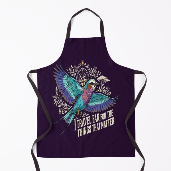 Item preview, Lilac-breasted Roller I Travel Far For The Things That Matter designed and sold by Max Store.