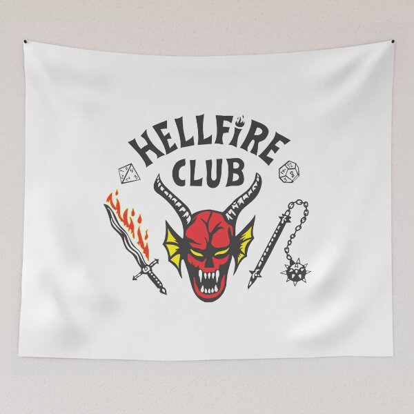 Aperçu de l'œuvre Le Heart Hellfire Club soutient le bien-être créée et vendue par Akanksharedress.