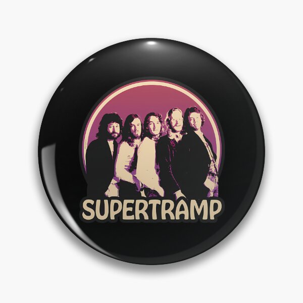 Item preview, Supertramp 70S Rock Band Purple Circle Portrait designed and sold by ZackeryFrami.