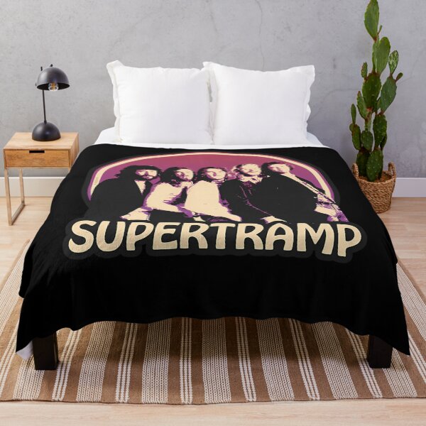 Item preview, Supertramp 70S Rock Band Purple Circle Portrait designed and sold by ZackeryFrami.
