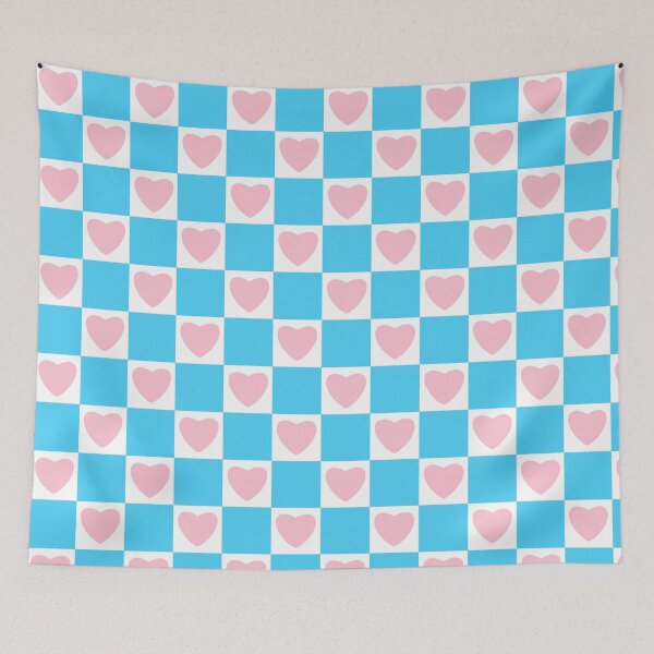 Item preview, Trans Hearts Plaid designed and sold by RebelCatStudios(RCS).