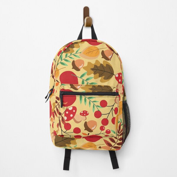 Item preview, Autumn Seamless Pattern with Red Apples and Foliage designed and sold by PowerAntShop.