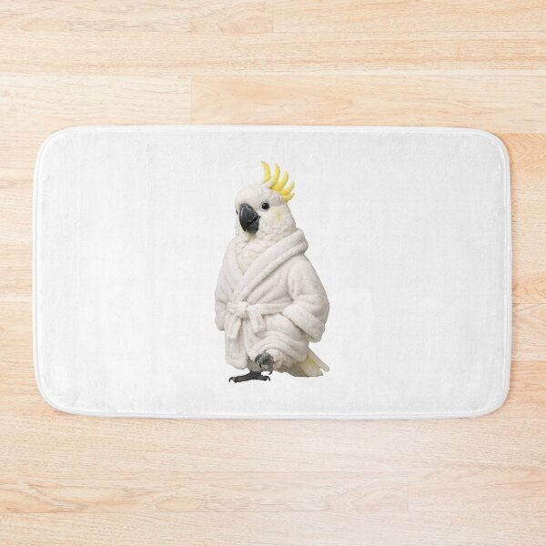 Item preview, Bathrobe Sulphur-Crested Cockatoo designed and sold by Sillytoe.