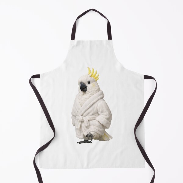 Item preview, Bathrobe Sulphur-Crested Cockatoo designed and sold by Sillytoe.