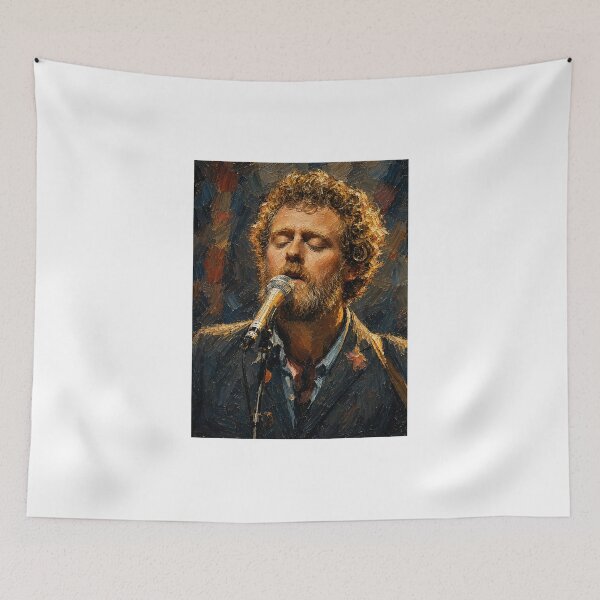 Item preview, Glen Hansard Oil Painting  designed and sold by oganespegenh.