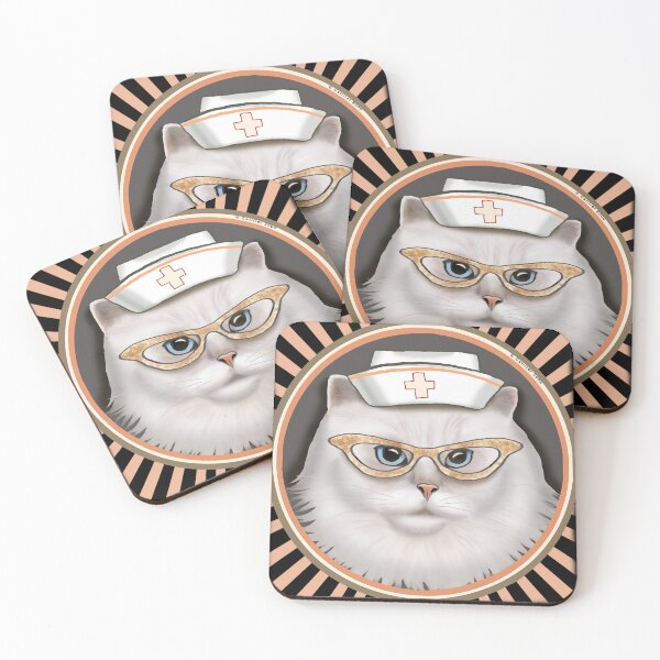 Item preview, Enfermera de gatos persas designed and sold by artmuvz.