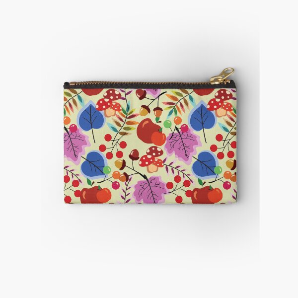Item preview, Autumn Seamless Pattern with Apples and Mushrooms designed and sold by PowerAntShop.