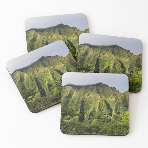 Item preview, Hawaiian mountains with dramatic shadows designed and sold by Hawaii Wildlife & Landscape Prints.