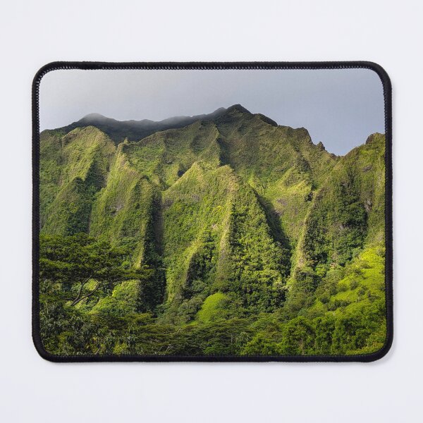 Item preview, Hawaiian mountains with dramatic shadows  designed and sold by Hawaii Wildlife & Landscape Prints.