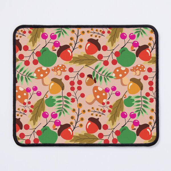 Item preview, Cute Autumn Seamless Pattern with Seasonal Elements designed and sold by PowerAntShop.