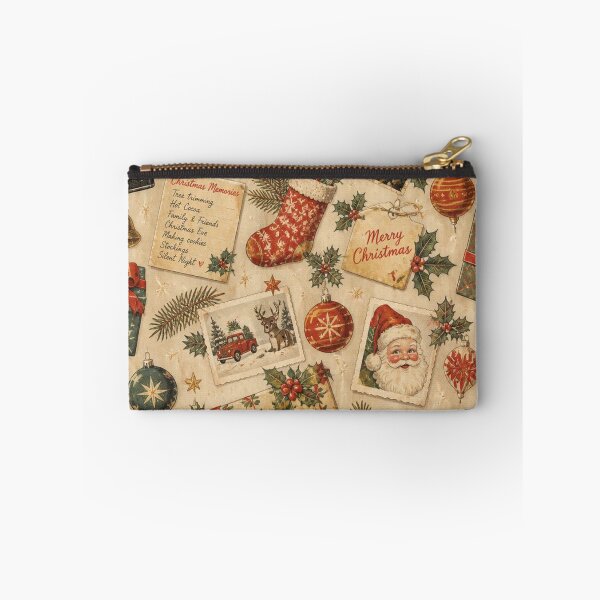 Item preview, Holiday Cheer Christmas Memories Pattern Vintage Christmas Design designed and sold by LiviuGligoros.