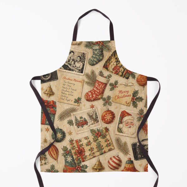 Item preview, Holiday Cheer Christmas Memories Pattern Vintage Christmas Design designed and sold by LiviuGligoros.
