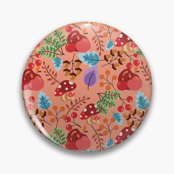 Item preview, Fall Harvest Seamless Pattern with Apples and Berries designed and sold by PowerAntShop.
