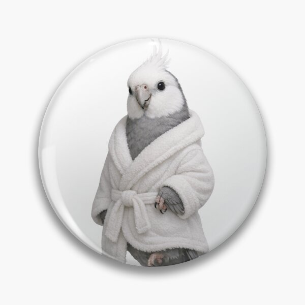 Item preview, Comfy Bathrobe White Faced Cockatiel designed and sold by Sillytoe.
