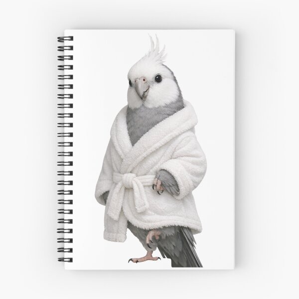 Item preview, Comfy Bathrobe White Faced Cockatiel designed and sold by Sillytoe.