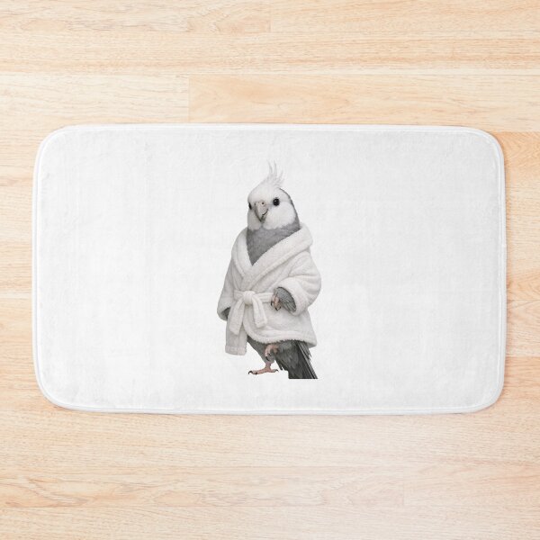 Item preview, Comfy Bathrobe White Faced Cockatiel designed and sold by Sillytoe.