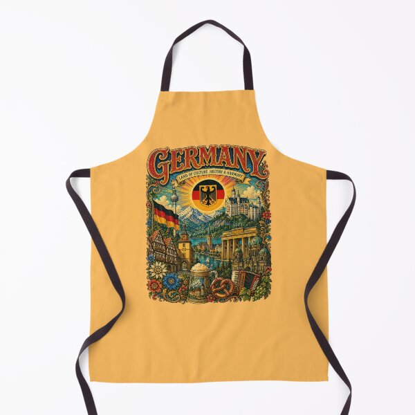 Item preview, Germany Land of Culture Vintage Travel Poster designed and sold by Skyrocketz.
