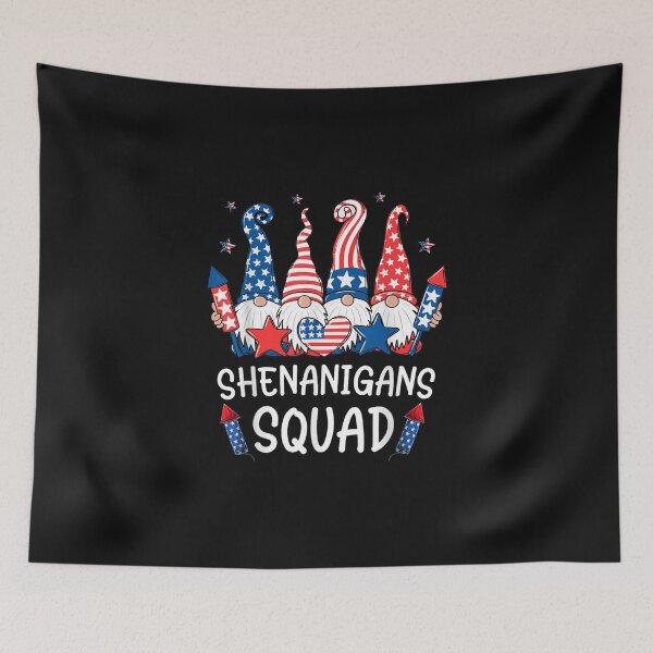 Item preview, Patriotic Gnomes 4th of July Shirt | Funny Shenanigans Squad designed and sold by LucindaLong ⭐⭐⭐⭐⭐(992).