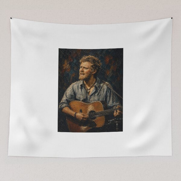 Item preview, Glen Hansard Oil Painting  designed and sold by oganespegenh.
