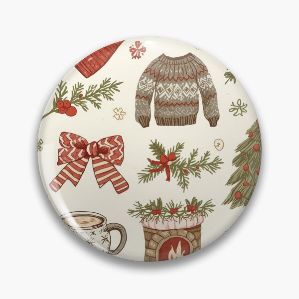 Item preview, Vintage Christmas Tree Farm Pattern Rustic Holiday Christmas Design designed and sold by LiviuGligoros.