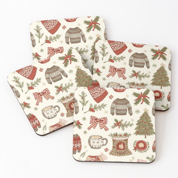 Item preview, Vintage Christmas Tree Farm Pattern Rustic Holiday Christmas Design designed and sold by LiviuGligoros.