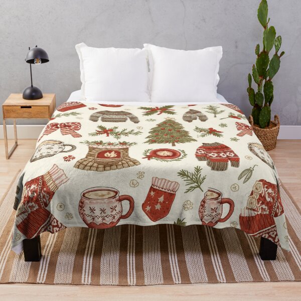 Item preview, Vintage Christmas Tree Farm Pattern Rustic Holiday Christmas Design designed and sold by LiviuGligoros.