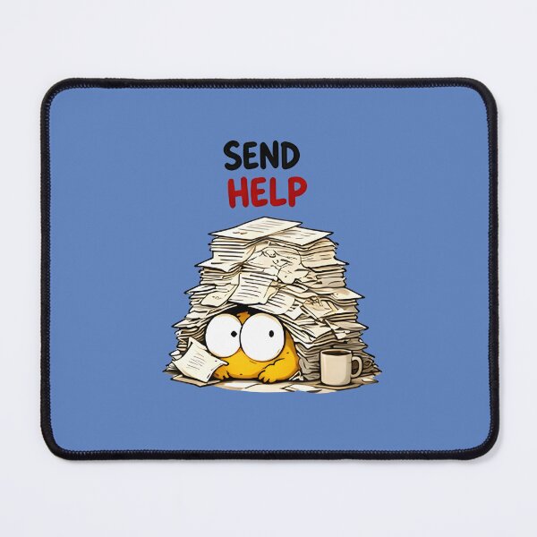 Item preview, Send Help Buried Paperwork Dinosaur Sticker designed and sold by PreeCha Art & Co..