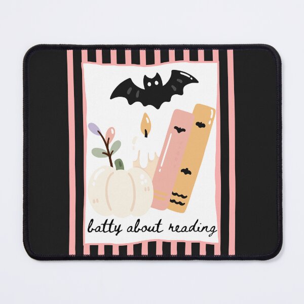 Item preview, Batty About Reading Love Fall Cute Bat Reading Booked Halloween Bookish Autumn designed and sold by Forevermore.